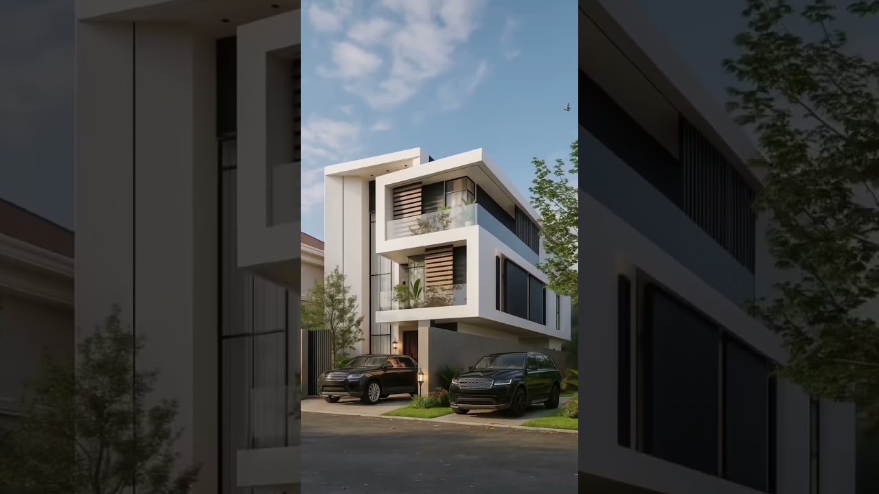 Modern Nigerian Duplex &mdash; 3D Exterior Animation &bull; 4K Archviz