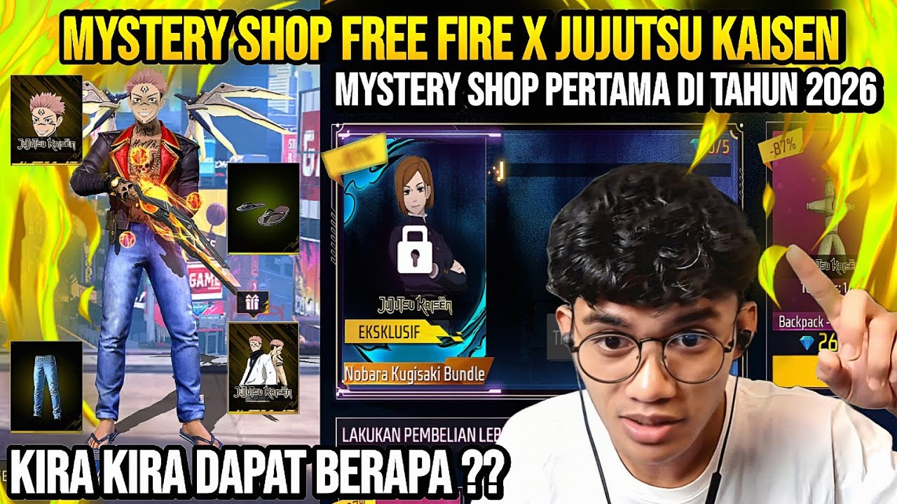 AKU BORONG MYSTERY SHOP SPESIAL COLLAB JJK MS PERTAMA DI TAHUN 2026! YANG DITUNGGU PLAYER GRATISAN 😍