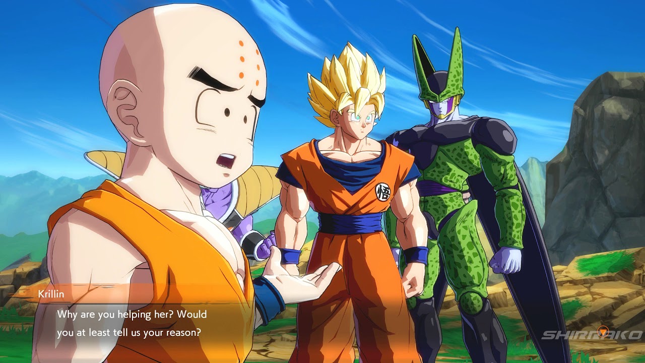 Dragon Ball FighterZ - Cell Roasts Android 16 & Krillin Is An Idiot