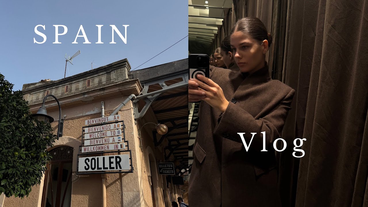 SPAIN VLOG - Shopping in Palma, Wandern & mit einer alten Bahn nach Soller