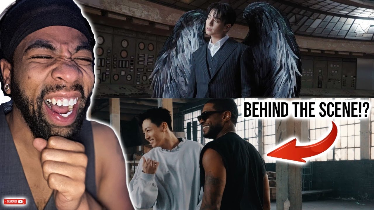 INSANE REACTION to Jung Kook & USHER - Standing Next to You (Remix) (Behind The Scenes)