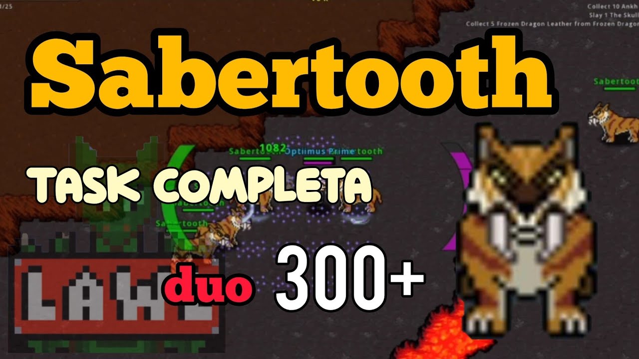 ZONA de level 300 en Sabertooth, hellview #lawlmmorpg #lawl