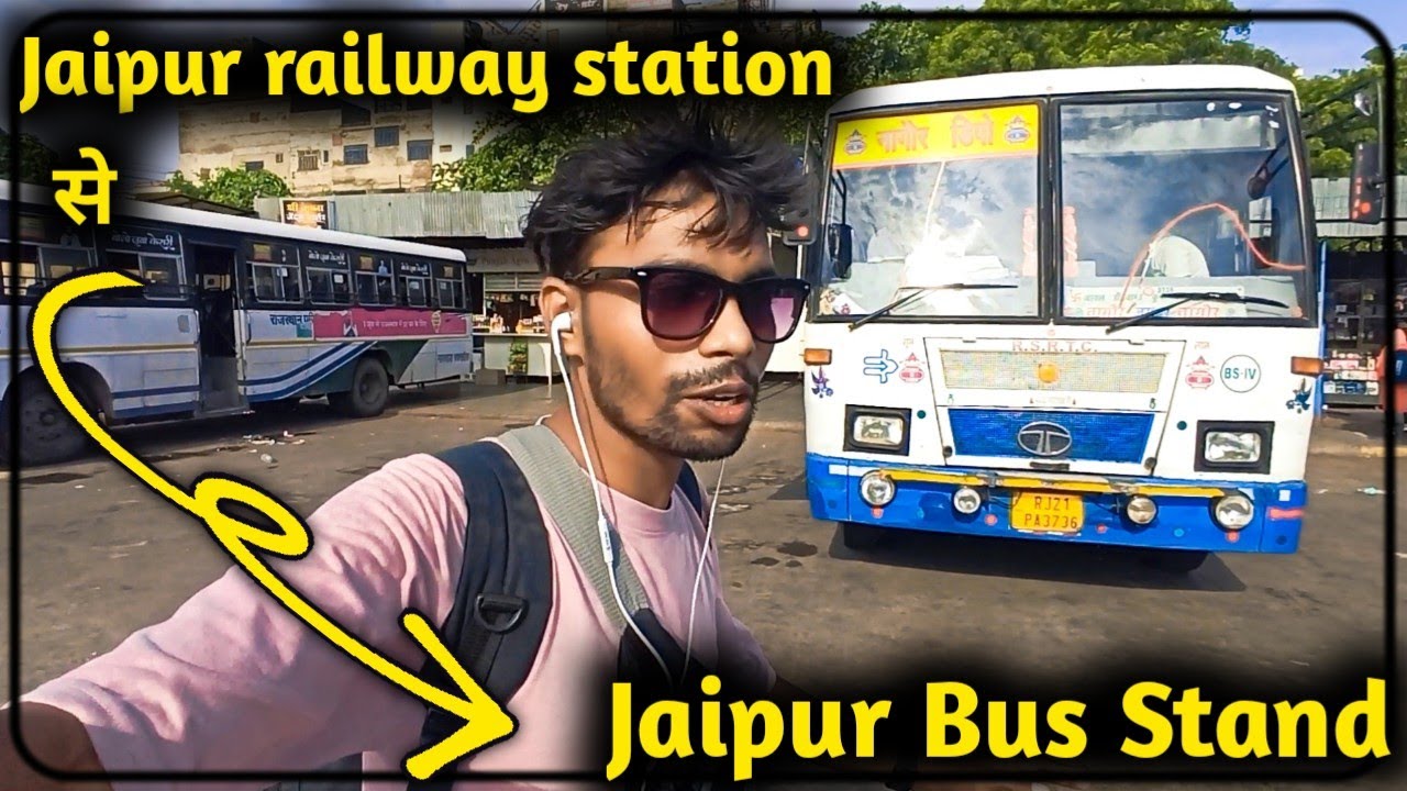jaipur railway station to jaipur sindhi camp bus stand | walking distance 😍