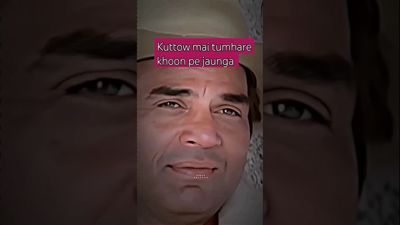 Dharmandra faimusdailouges Kutto mai tumhare khoon pe jauga#song#dailouges
