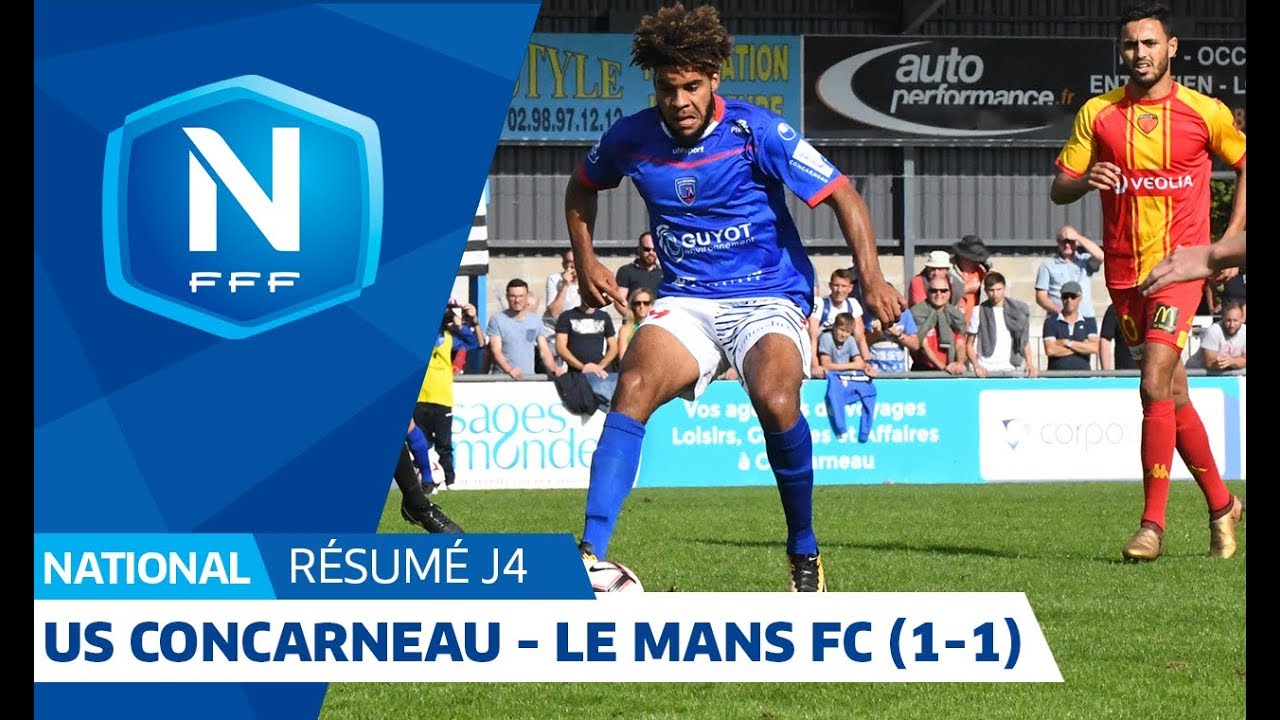J4 : US Concarneau - Le Mans FC (1-1), le résumé I National FFF 2018-2019