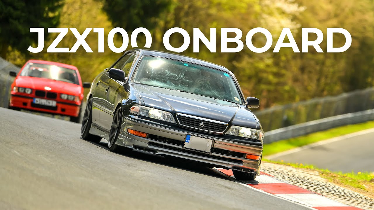 Nordschleife Touristenfahrten - Toyota Mark II JZX100 chill lap + speedometer [4K]