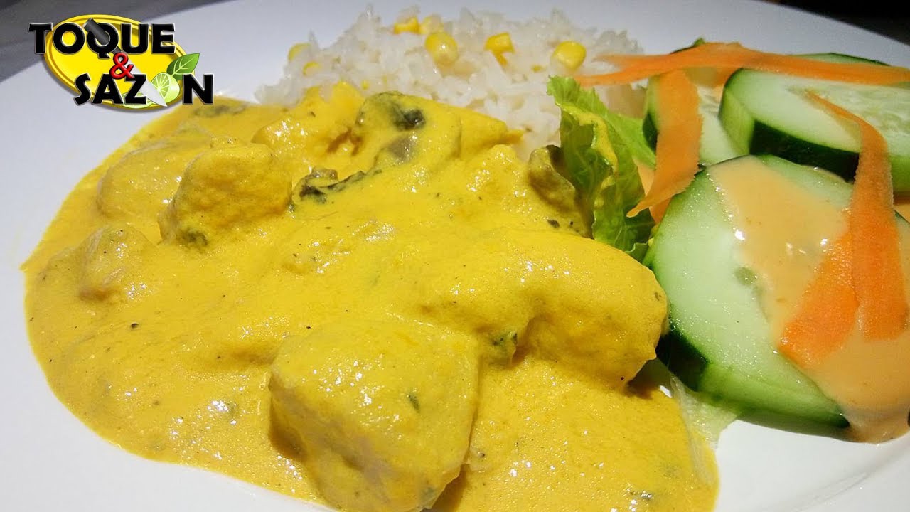 Pollo en salsa cremosa de Pimientos | Toque y Sazón