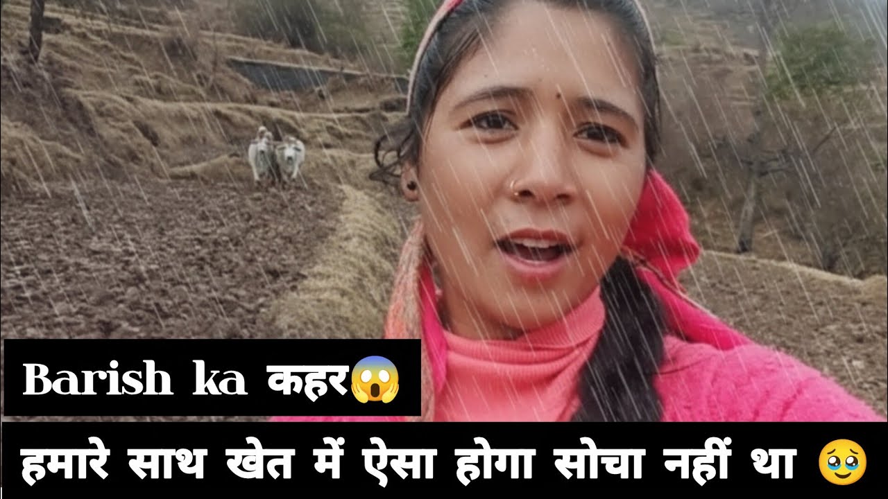 आज क्या हो गया हमारे साथ खेत में 🥹 !! बहुत मुसीबतों का सामना करना पड़ा आज#vlog@Roshninegivlogs 