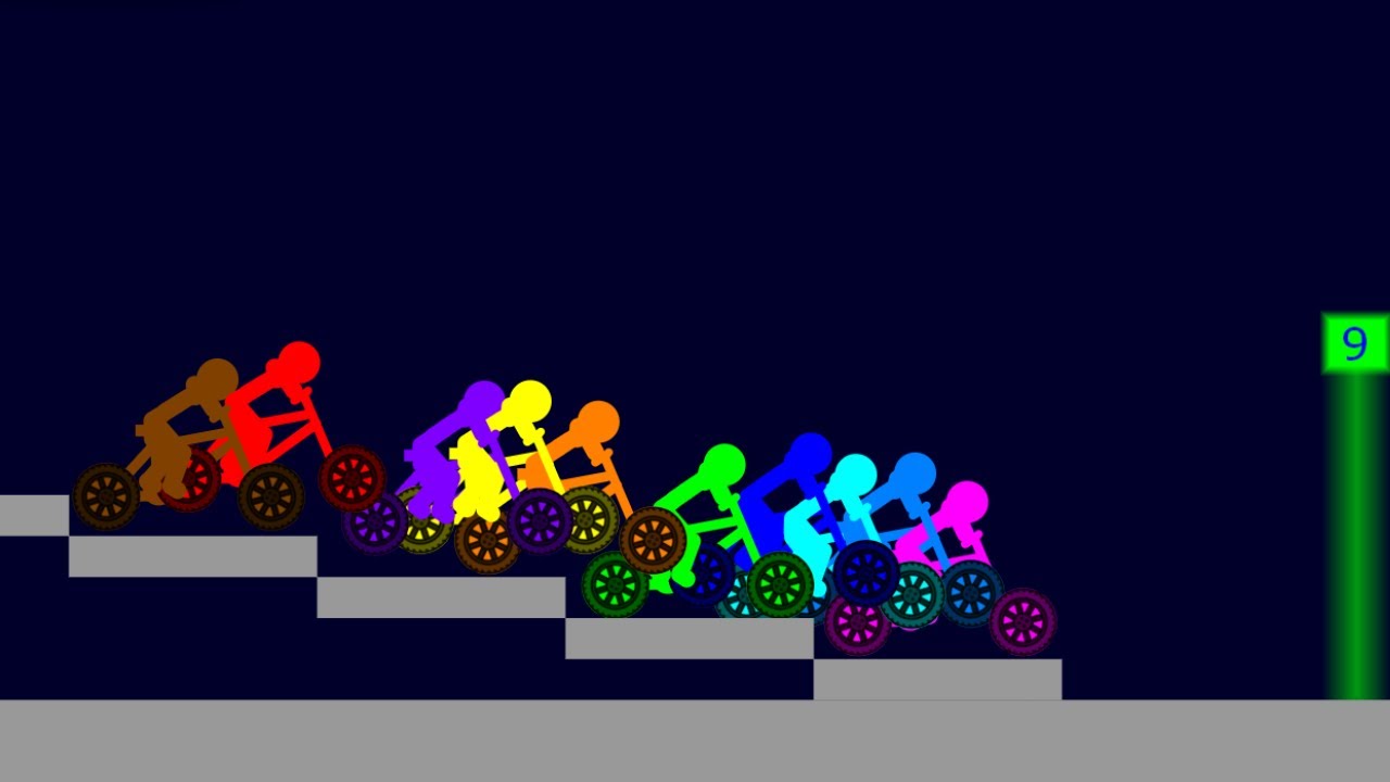 Stickman Tournament - Elimination Stickman Bicycle Race