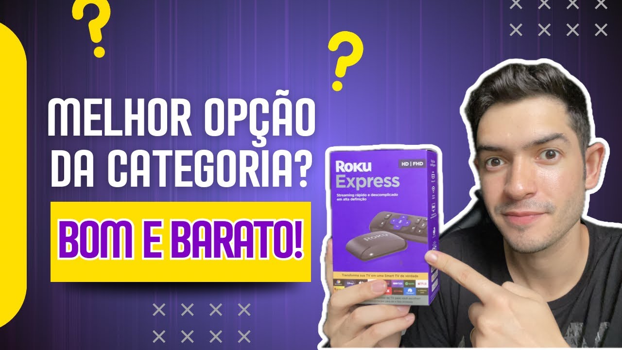 Roku Express vale a pena? &Eacute; bom? (Review r&aacute;pida)
