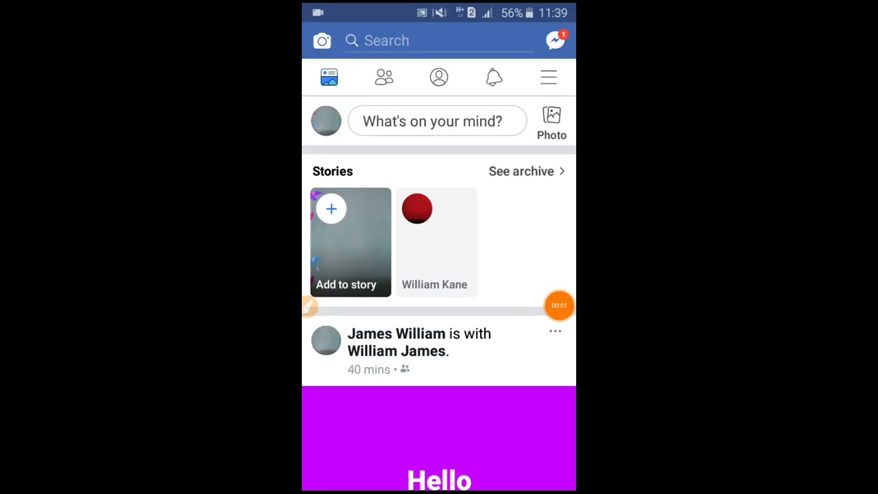 How to change facebook post background color