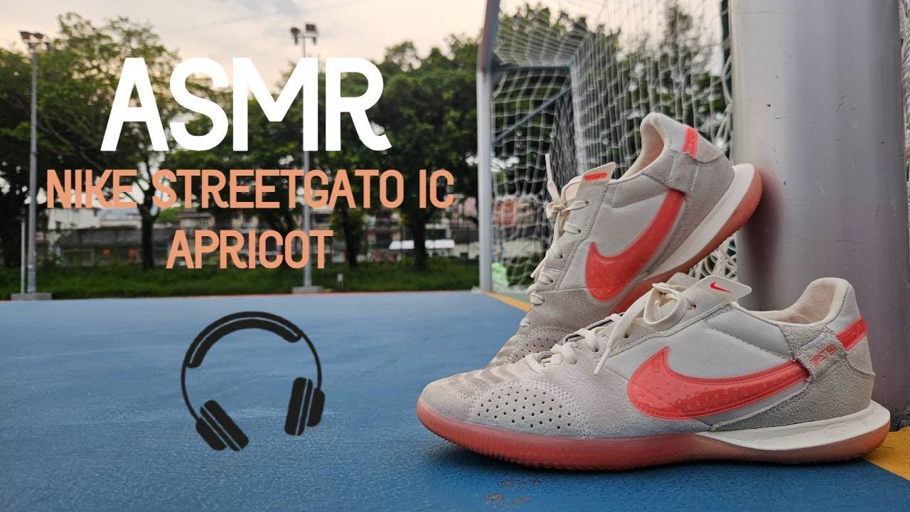 ⚽ASMR Football Session with Nike Streetgato IC Apricot