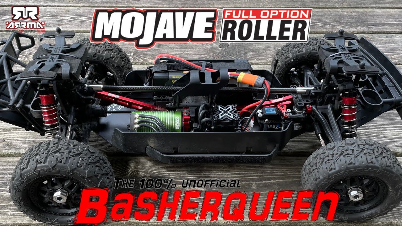 Arrma Mojave EXB с полным комплектом деталей BasherQueen Carbon Fiber (Gensace Advanced Series Lipo)