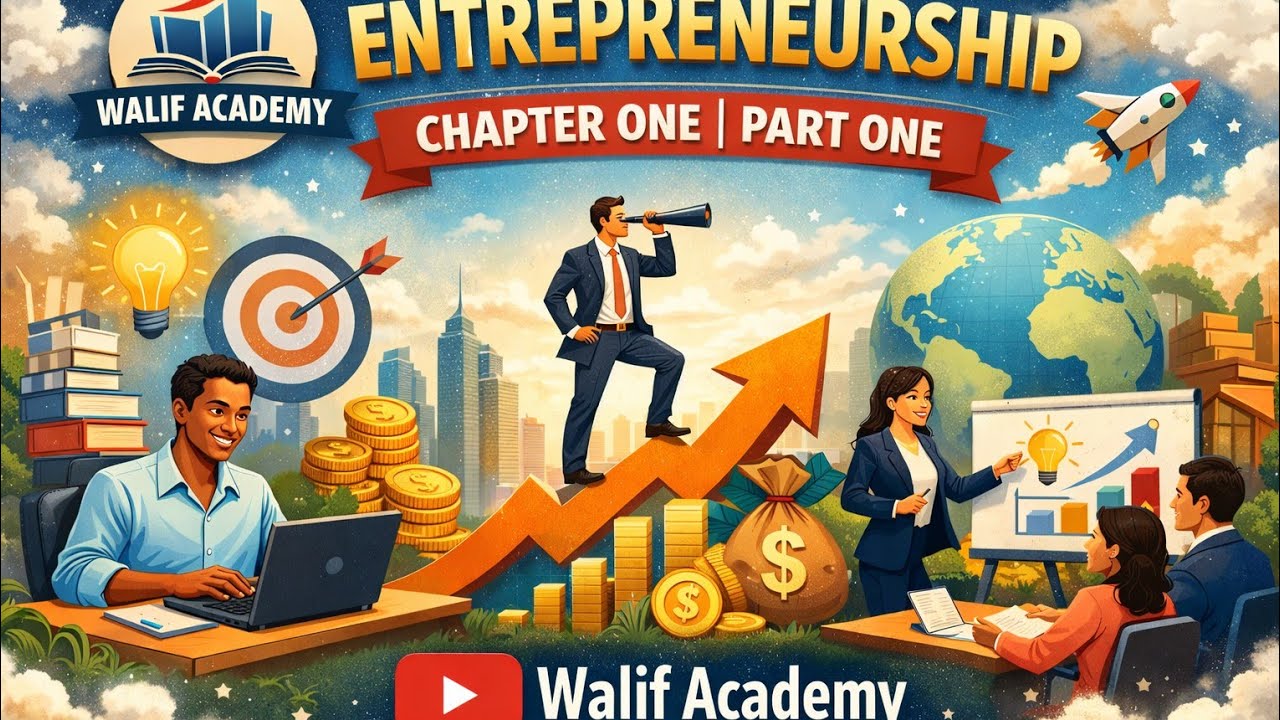 FRESHMAN COURSE ENTREPRENEURSHIP CHAPTER ONE PART ONE THE NATURE OF ENTREPRENEURSHIP BY AFAAN OROMO 