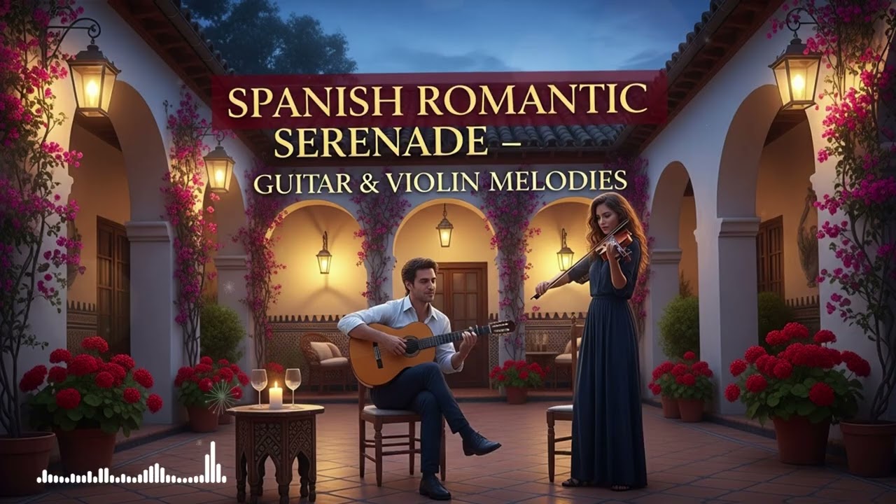 🎶 Flamenco Guitar & Violín – Música Romántica Para El Alma