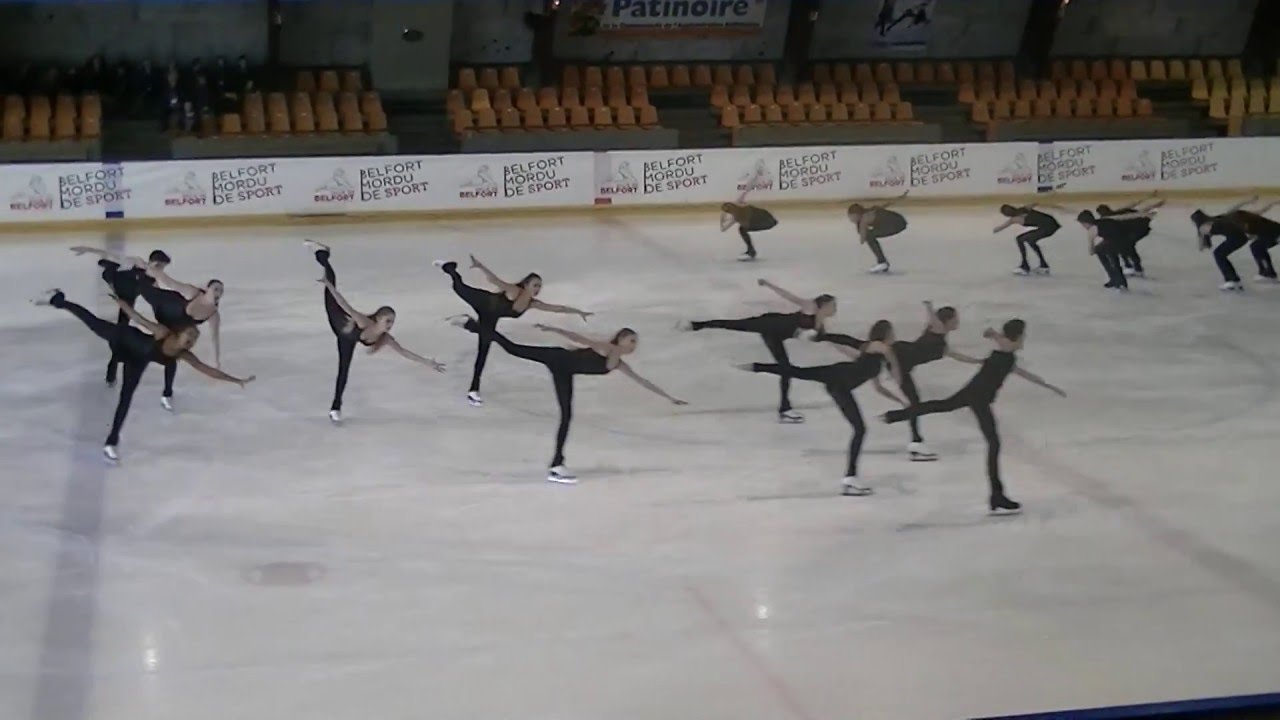 BALLET SUR GLACE BELFORT les lionceaux (juniors) programme court coupe des lions