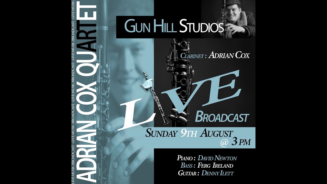 Adrian Cox Quartet Live Stream from GunHillStudios