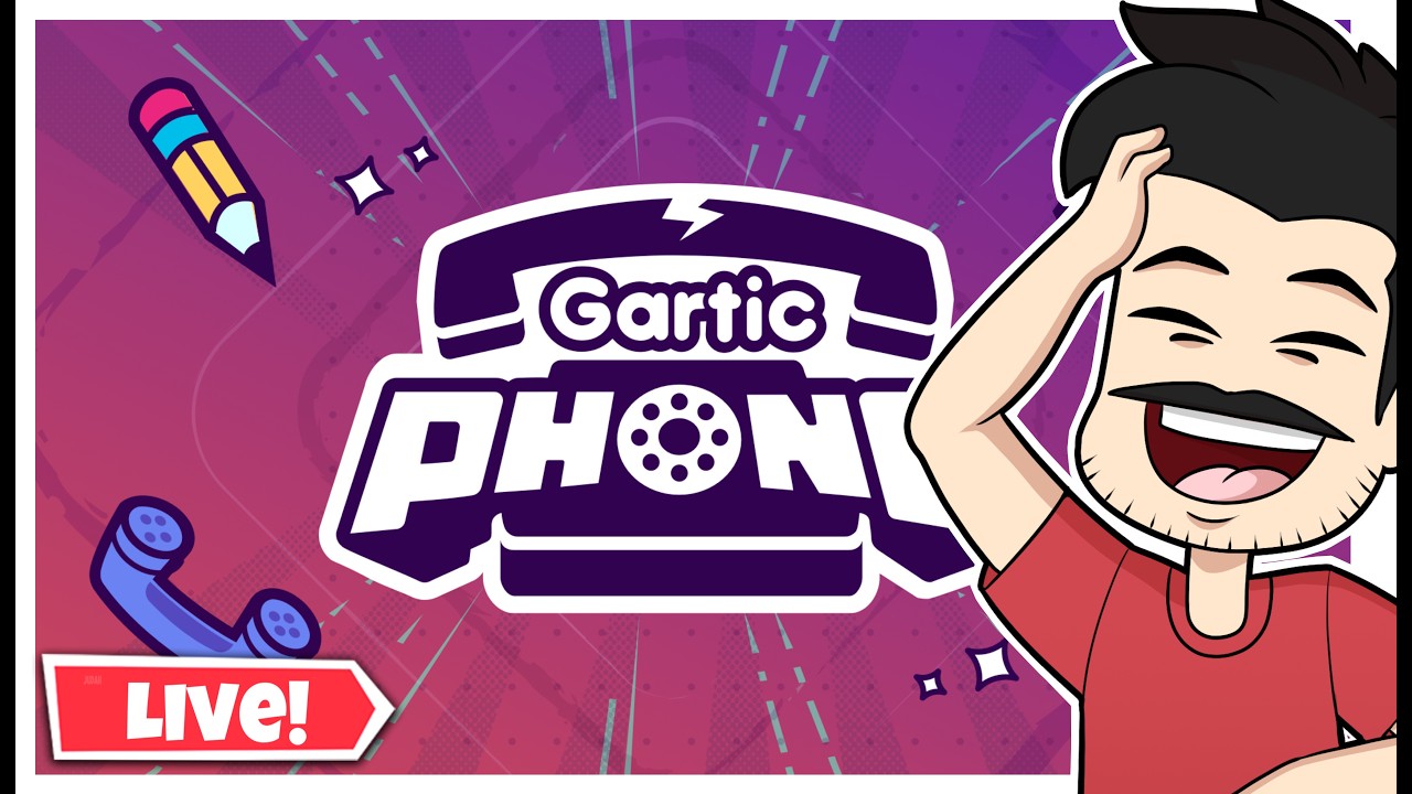 Gartic Phone and Codenames!  - VOD - ( LIVE STREAM GAMEPLAY)