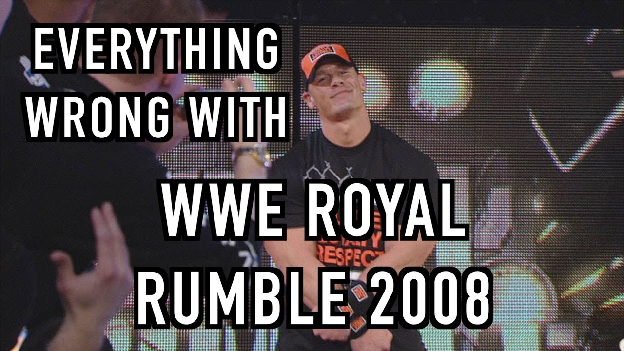 Everything Wrong With WWE Royal Rumble 2008