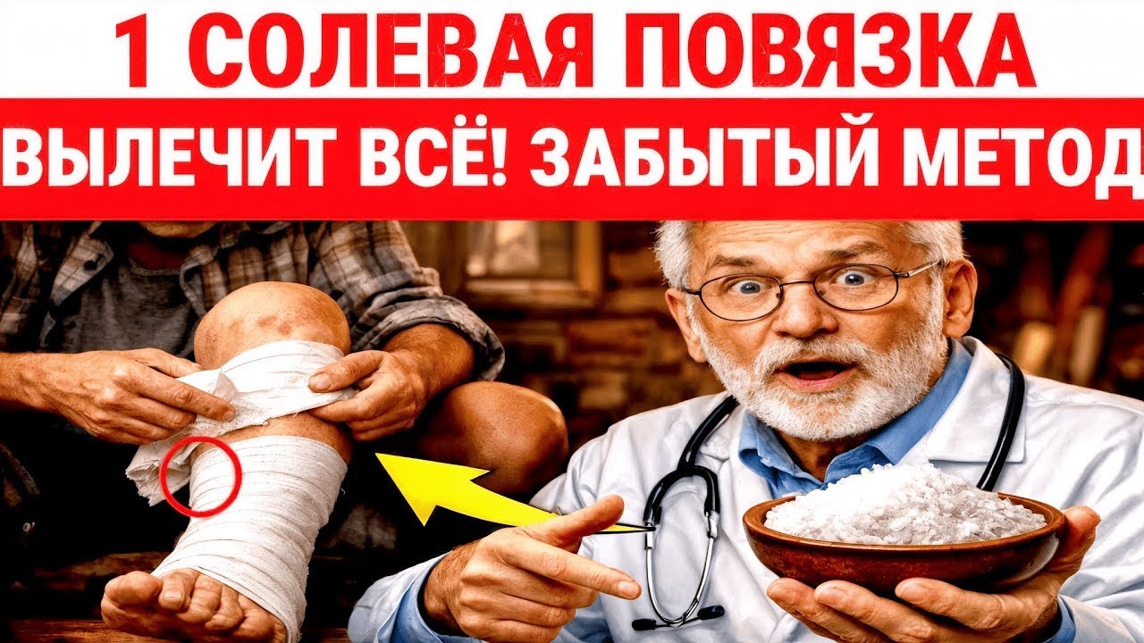 ШАТКОСТЬ И ТЯЖЕЛО ХОДИТЬ_ СЕКРЕТ СОЛЕВОЙ ПОВЯЗКИ ДЛЯ ЗДОРОВЬЯ ПОЖИЛЫХ