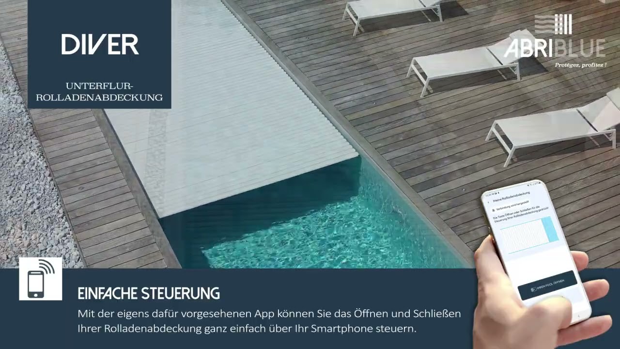 Diver: die Unterwasserabdeckung für Schwimmbäder