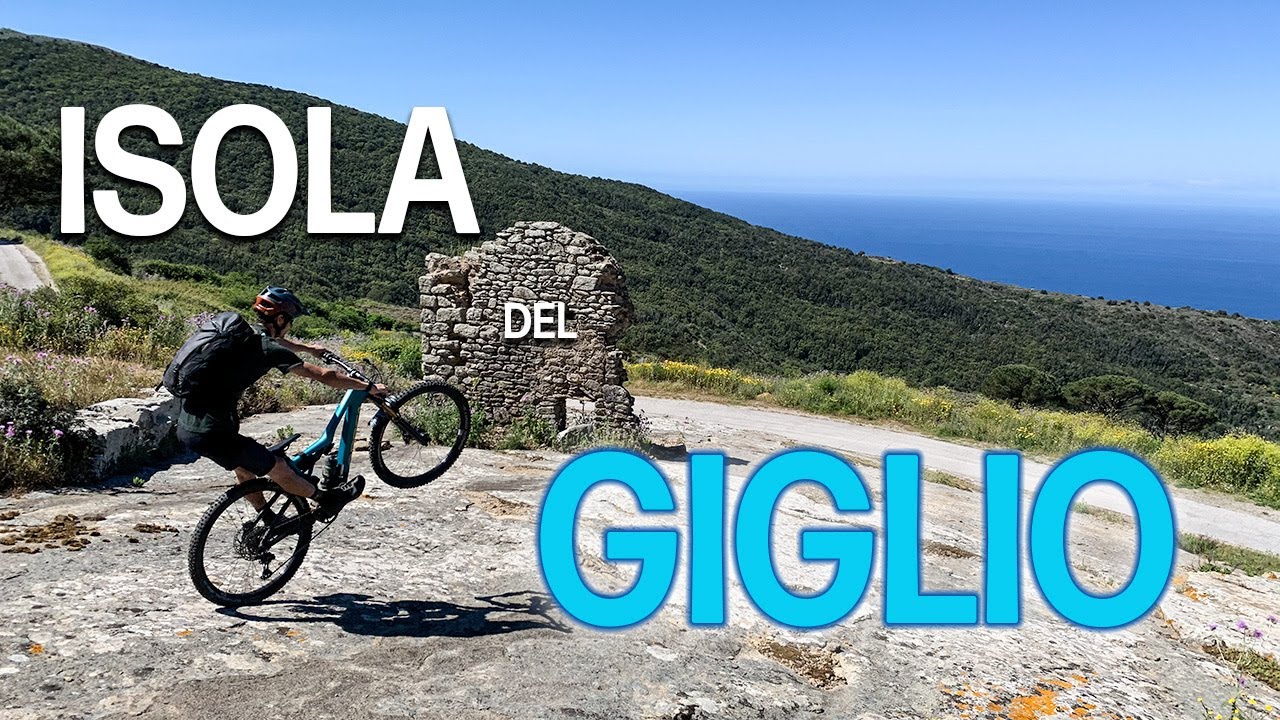 Sull'isola del Giglio in mountain bike