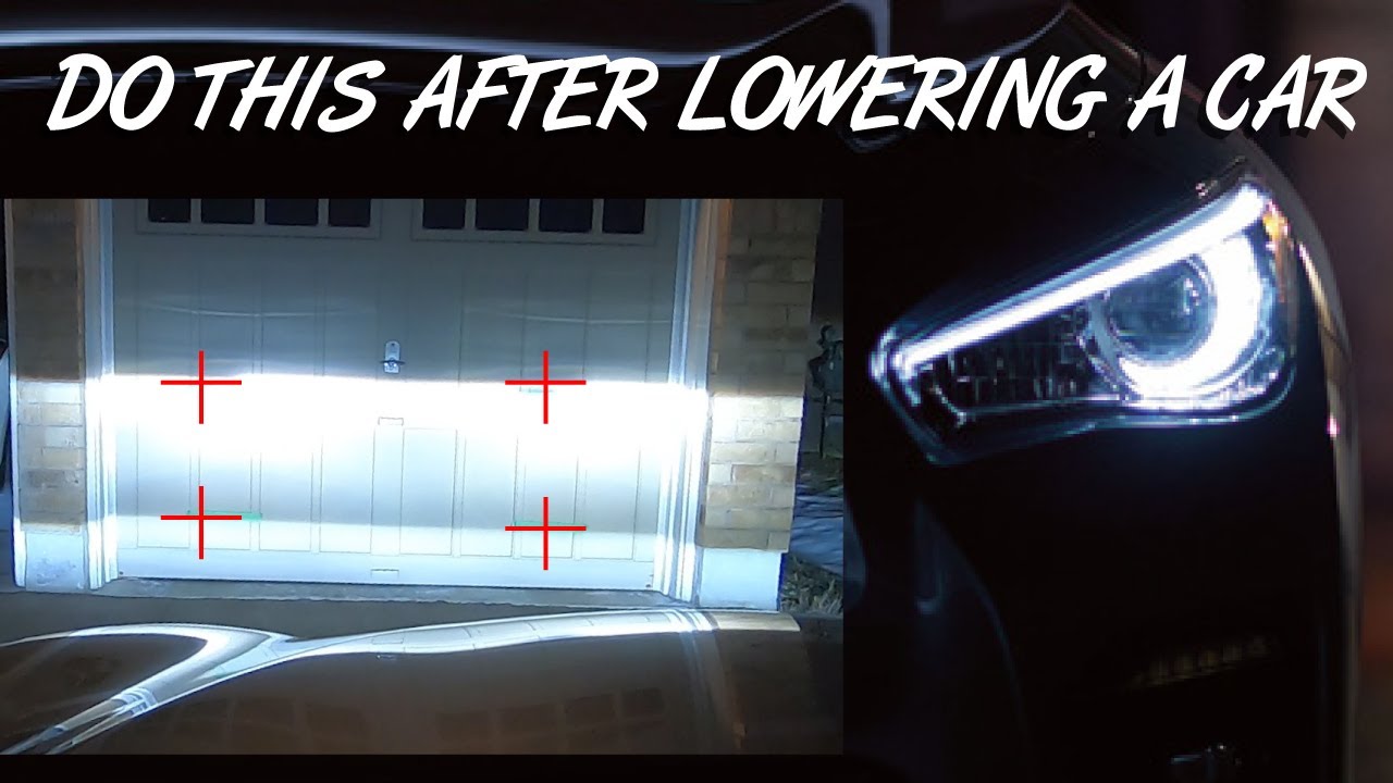 Achieve Maximum Light Output | How To Adjust & Aim Headlights AND Fogs On Infiniti Q50/Q60