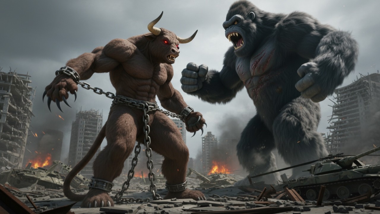 King Kong vs the Giant Bullman | A Monster Battle Humanity Was Never Meant to See
