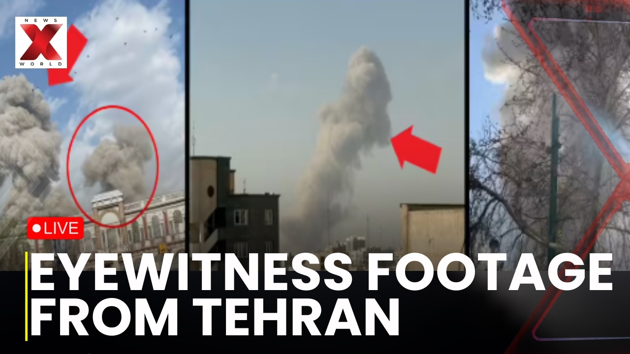 US-Iran Strike Live: Eyewitness video shows damage in Tehran Strikes | Isareal-Iran War| NewsX World