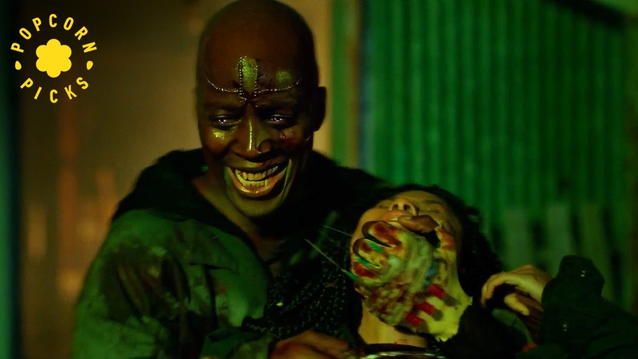 Skeletor Chases Isaiah (Action Scene) | The First Purge