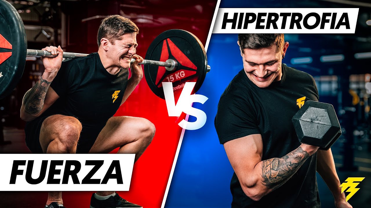 Diferencias en el Entrenamiento para GANAR FUERZA vs GANAR MÚSCULO
