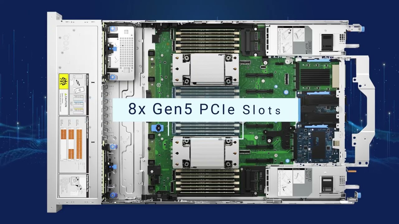 Dell PowerEdge R770 2U DDR5 Artificial Intelligence Ai Rack Server