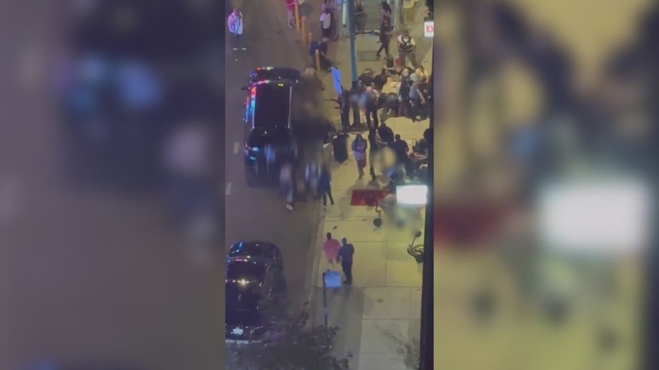 Cell phone video shows chaotic moments after mass shooting outside River North nightclub