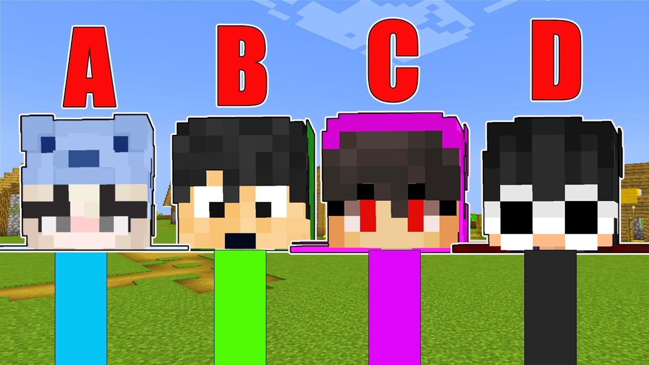 IF YOU CHOOSE THE WRONG HEAD, YOU DIE in Minecraft ( Tagalog )