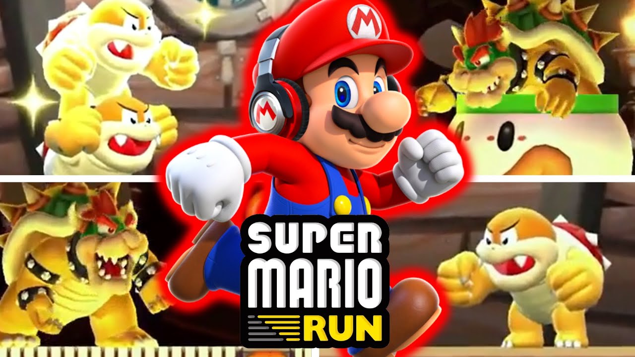 Super Mario Run: All Bosses