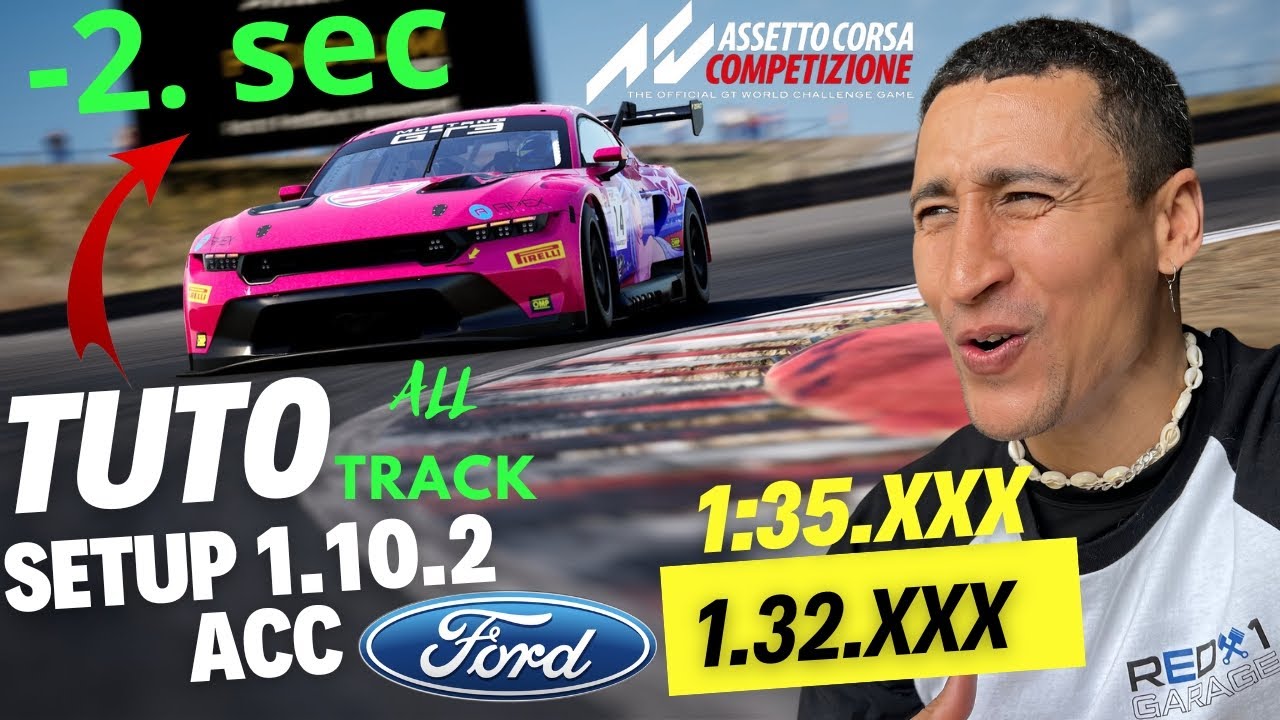 FORD GT3 FREE SETUP 1.10.2 ALL TRACK (MISANO) ASSETTO CORSA COMPETIZIONE