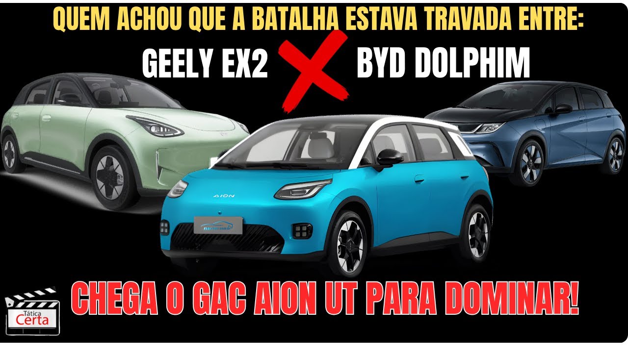 🔥O VERDADEIRO rival do Dolphin n&atilde;o &eacute; o Geely EX2 . &Eacute; ESTE: GAC AION UT EM PRE&Ccedil;O, ESPA&Ccedil;O E TECNOLOGIA