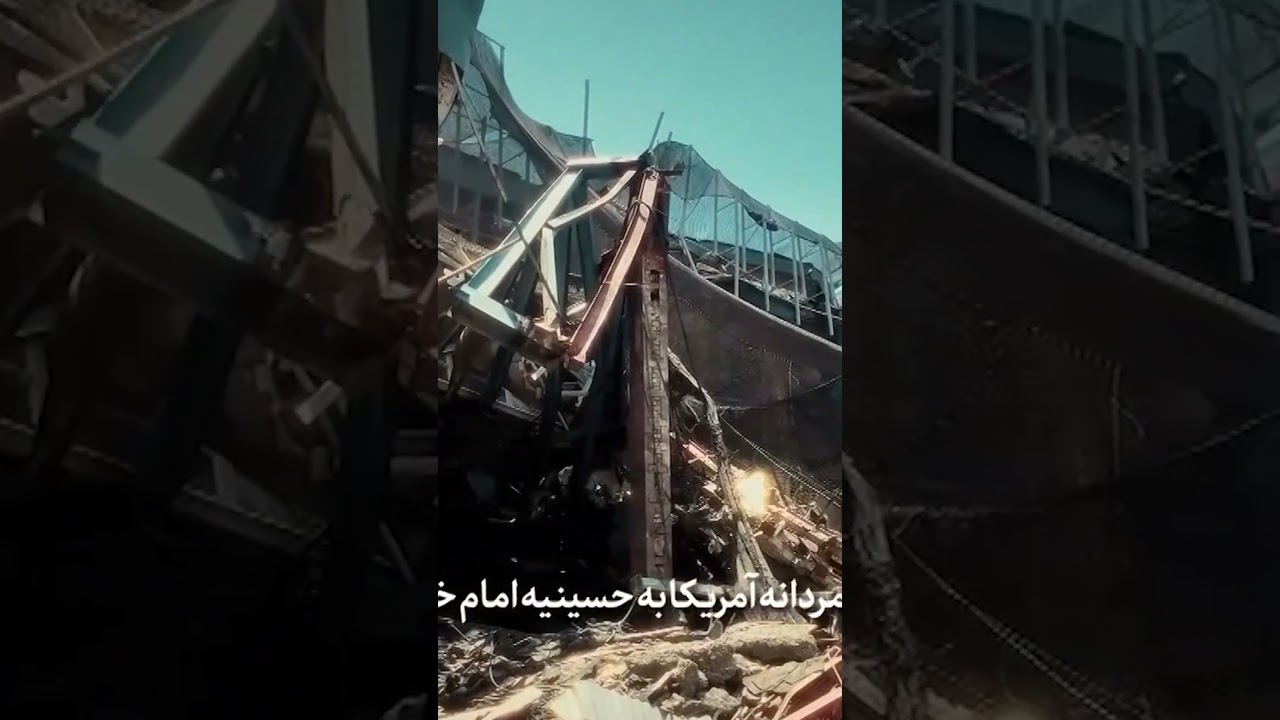 Iran Unveils Rare Footage of Khamenei's Compound After Attacks #shorts