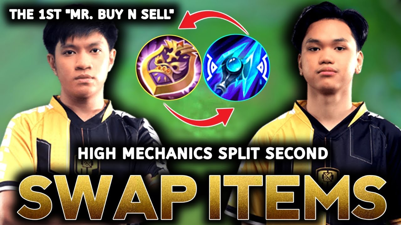 AP BREN Pheww and Kyletzy's High Mechanics Split second "Swap Items/Buy and Sell" to escape death 😱
