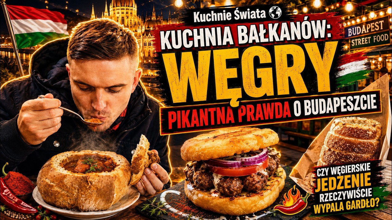 Kuchnie świata: Węgry. Najciekawsze węgierskie przysmaki. Czy faktycznie jest tak ostro? Ep.071