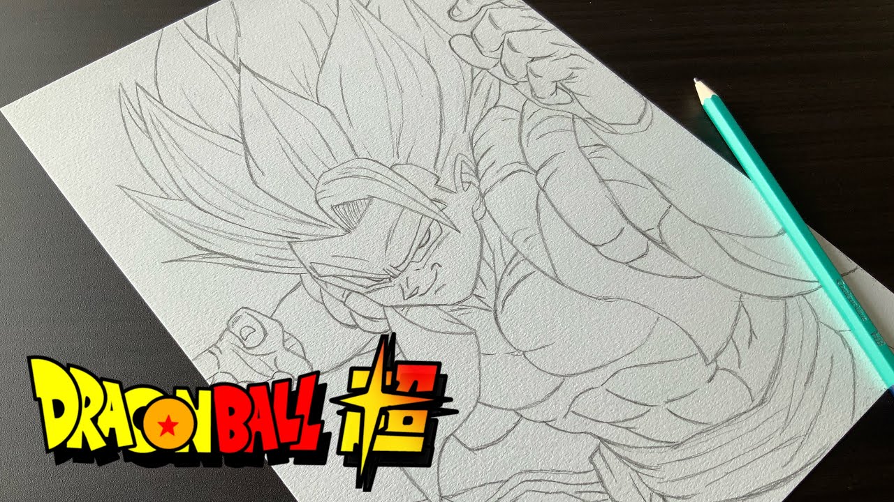 【ドラゴンボール】ゴジータブルーを模写してみました‼️ I tried drawing Gogeta Blue‼️