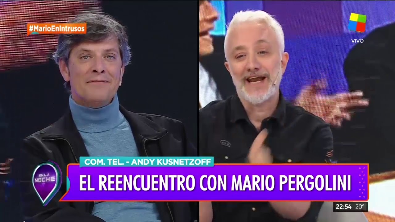 El reencuentro entre Andy Kusnetzoff y Mario Pergolini