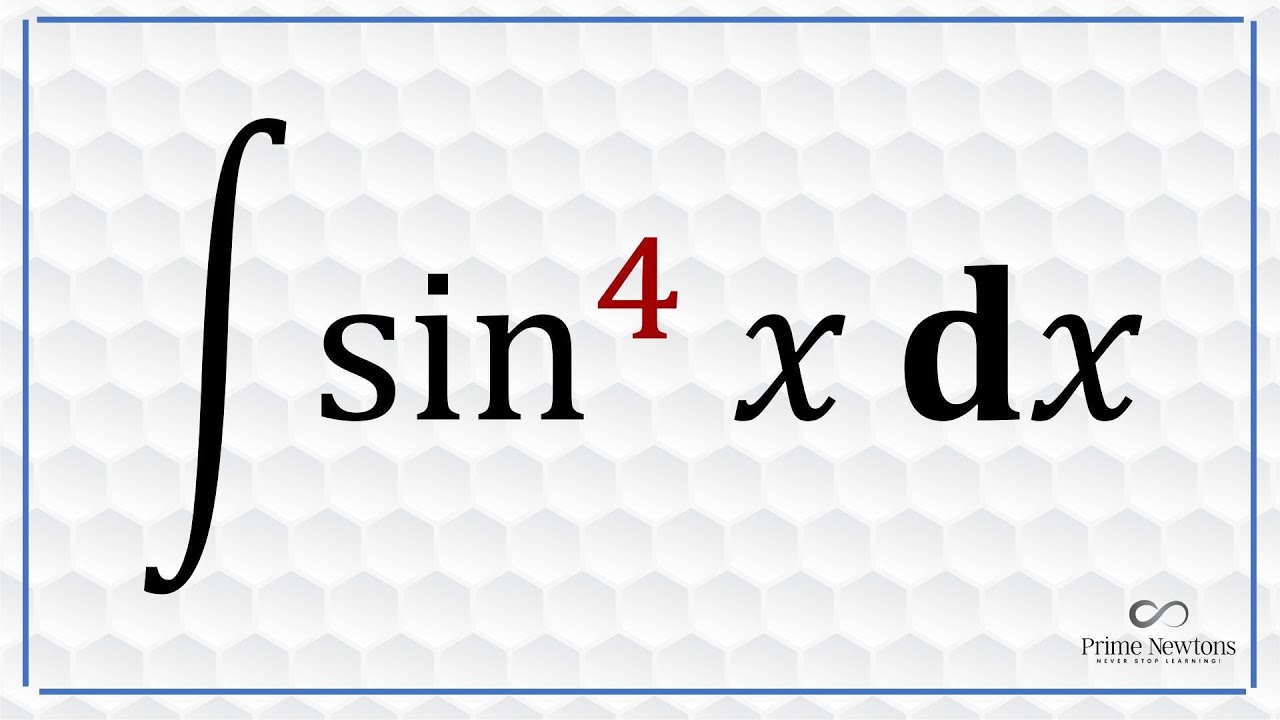 int[sin^4(x)]