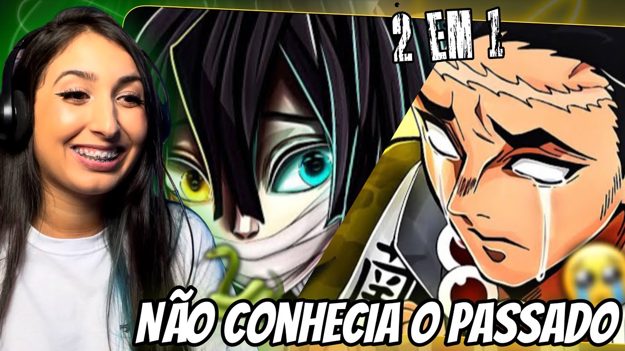 SÃO BRABO MESMO?? Tipo Obanai 🐍 e Tipo Gyomei Himejima 🙏 (Kimetsu no Yaiba) Style TRAP | [REACT]