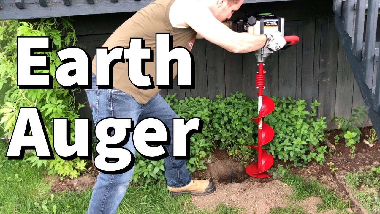 EARTHQUAKE 43CC 8IN EARTH AUGER - Earth Auger Powerheads - Groundbreaking equipment - Soil breaking