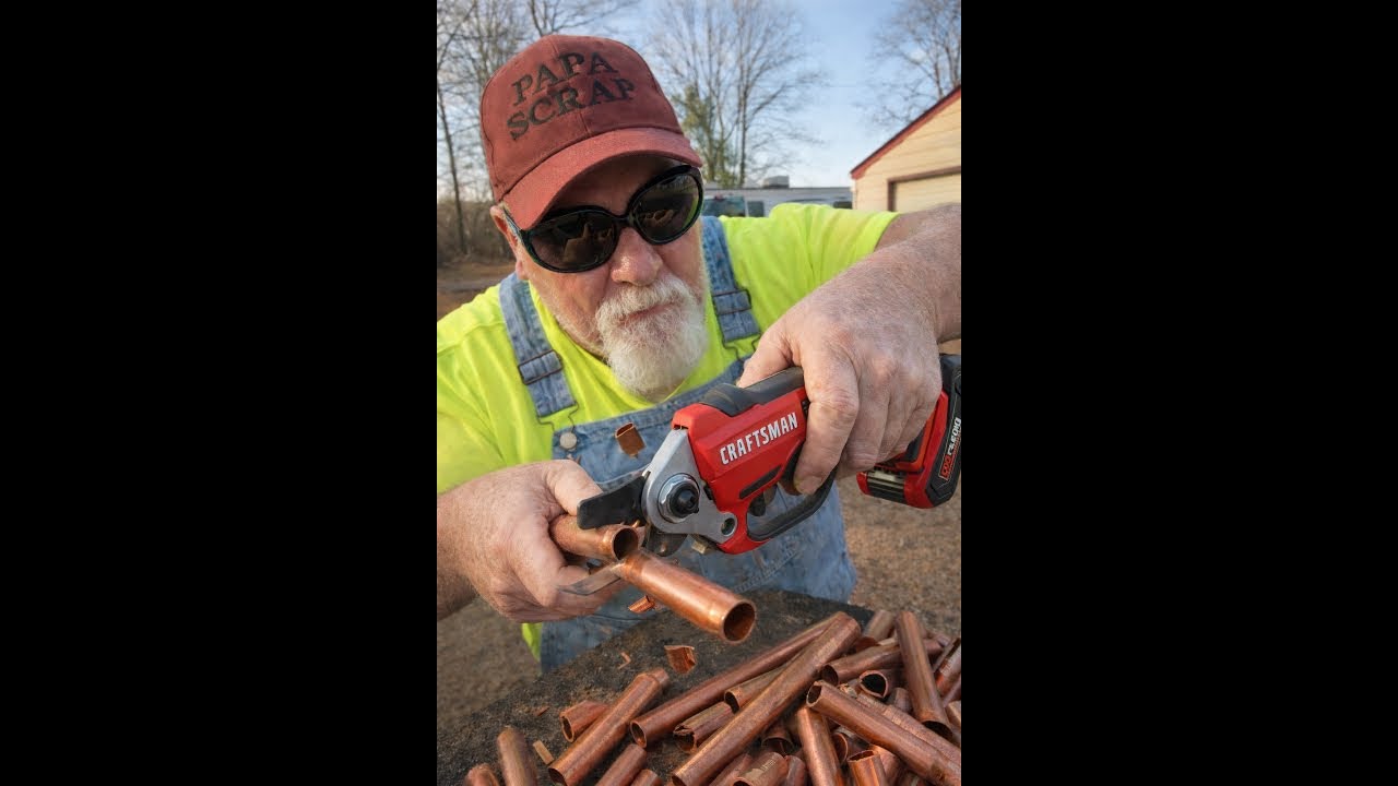 Chopping Copper Down for a Big Scrap Yard Payday