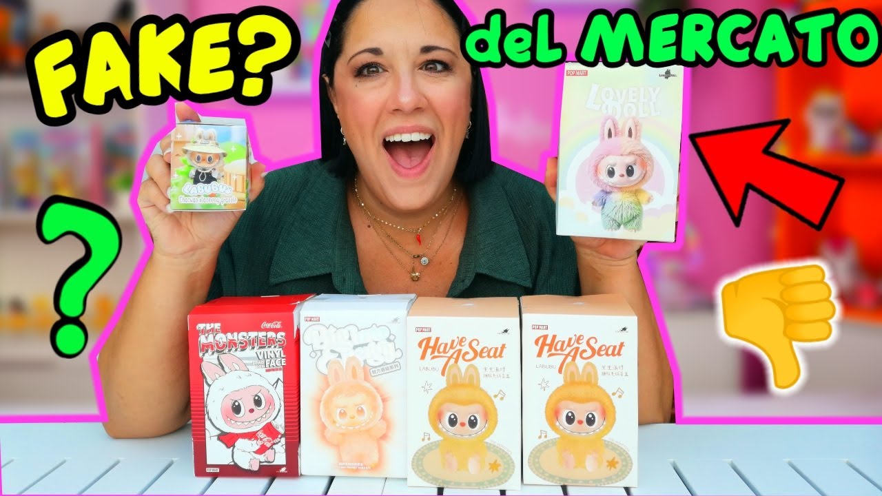 Apro LABUBU del MERCATO in VACANZA! iolanda sweets