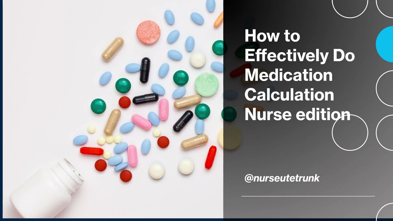 HOW TO EFFECTIVELY DO MEDICATION CALCULATIONS (BASICS FOR STUDENTS)UK& USA #nursing #hacks #usnurse