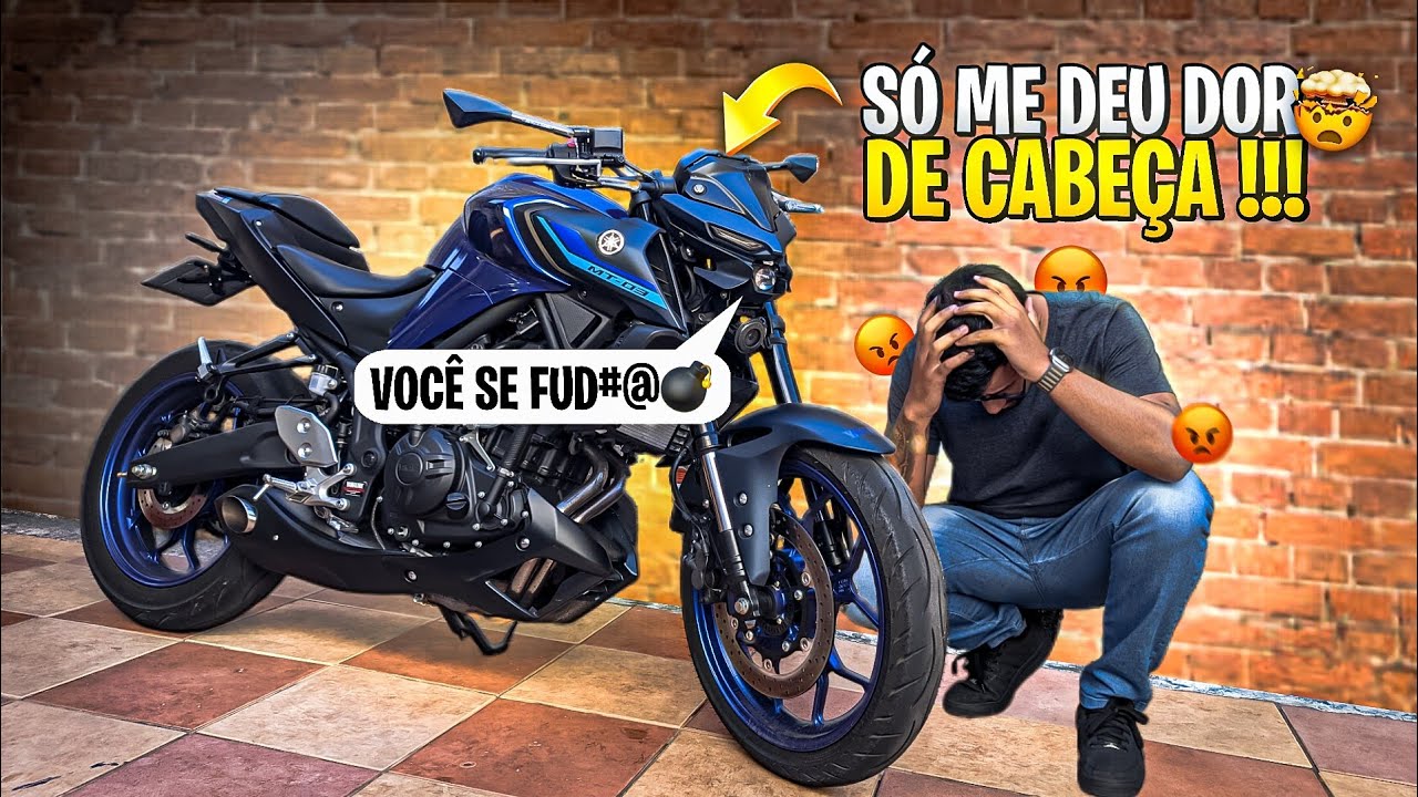 YAMAHA MT-03 | N&Atilde;O COMPRE ANTES DE VER ESSE V&Iacute;DEO 