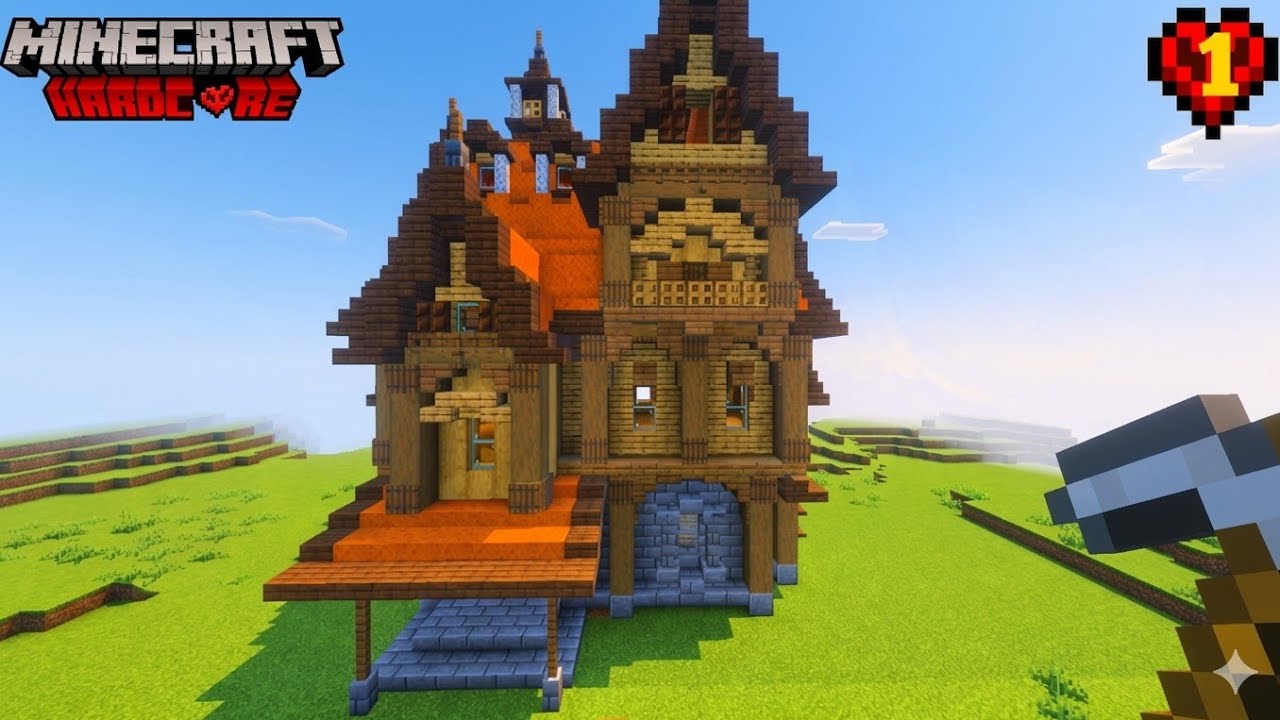 DON'T DIE! 💀 Minecraft Hardcore PE Survival Series Ep. 1